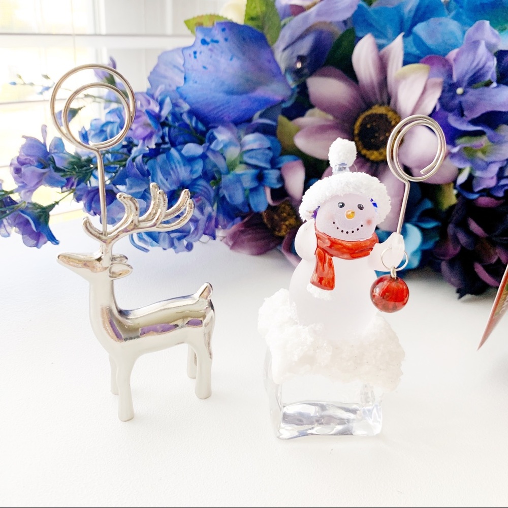 Set of 2 Holiday Picture Stands